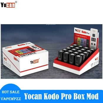 5 adet / grup Yocan Kodo Pro Mod Pil 400 mAh Kapasiteli 510 İplik 10 s ön ısıtma Elektronik Sigara OLED Ekran