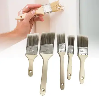 5 Adet Yağlı Boya Fırçaları Ev Boya Fırçası Çeşitli Boyutlu köşeler Sanat