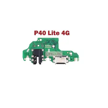 50 ADET / GRUP Huawei P40 Lite 4G Nova 6se / 5G Nova 7se / P40 Lite E USB şarj yuvası Bağlantı Noktası Şarj Kurulu Flex Kablo 