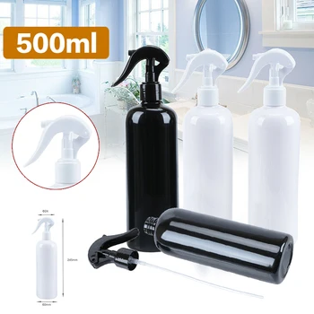 500ML Plastik Sprey Şişesi Kuaförlük Tetik Su Püskürtücü Boş Şişe Salon Bahçe Sulama Temizleme Aracı