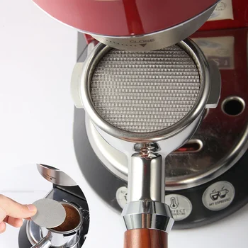 51/54 / 58mm yeniden kullanılabilir kahve filtresi Ekran ısıya Dayanıklı Örgü Portafilter Barista Kahve Yapma Puck Ekran espresso makinesi