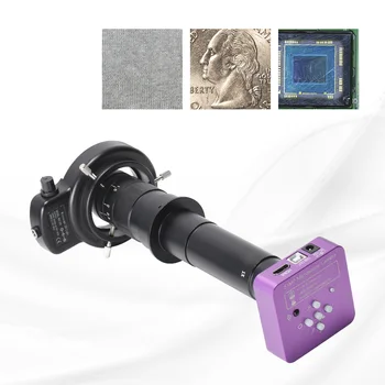 51MP 1080P FHD Dijital Mikroskop 300X C-mount Lens HDMI USB Endüstriyel Elektronik Mikroskop Kamera Telefonu Tamir Lehimleme