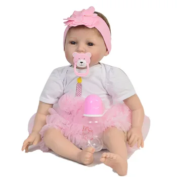 55CM Bjd Bebek Tam Vücut Silikon Su Geçirmez Yeniden Doğmuş Bebek El Damarlar Açıkça Görülebilir Gerçekçi Bebek oyuncak bebekler Kız Hediyeler Bjd Bebek