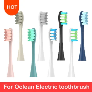 6 ADET Oclean X/ X PRO/ Z1/ F1/ Bir/ Hava 2 /SE Elektrikli Diş Fırçası Yetişkinler için Yedek Sıcak Sonic Temizleme Diş Fırçası Kafaları