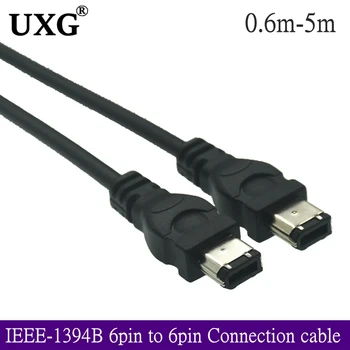 6 PİN - 6 PİN FireWire 400-FireWire 400 6-6 İlink Kablosu IEEE 1394 1,5 m Siyah