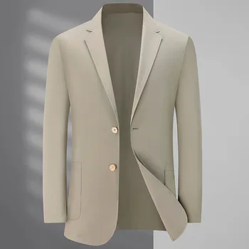 6598-2023 yeni Kore moda iş eğlence profesyonel ceket erkekler hafif lüks Yinglun tarzı takım elbise