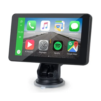 7 İnç Carplay Monitör Taşınabilir Kablosuz CarPlay Navigasyon Araba için Evrensel Ekran Android Otomatik ve Siri Uyumlu