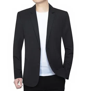 8734-T-Siyah artı boyutu takım elbise erkekler için Profesyonel iş resmi düğün rahat iş düğün takım elbise ceket