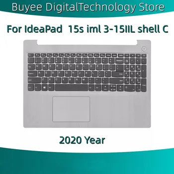 98 İçin Yeni Klavye Durumda Lenovo IdeaPad 15s Iml 3-15IIL Kabuk C Kapak Palm Dayanağı Touchpad 2020 Yıl Klavye Durumda