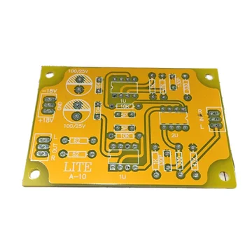 A-10 OP AMP 10 Kat Büyütme Preamplifikatör PCB kartı A10 IC Amplifikatör DIY Kitleri