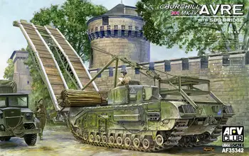 AFV Kulübü 1/35 AF35342 Churchill Mk. IV AVRE Köprü Katmanı Tankı