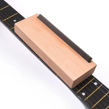 Ahşap Blok Gitar Düzeltme Fret Dosya Uçları Taşlama keskin uçlu Çapak Onarım Aracı Guitarra Pah Klavye Araçları 175x56mm