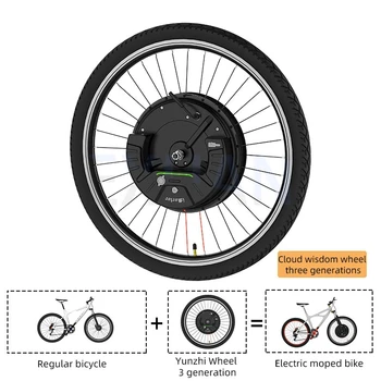 Akıllı Mikro Güç Tekerlekli Bisiklet Güçlendirme Elektrikli Bisiklet Lityum Pil Önden Çekişli Entegre Tekerlek