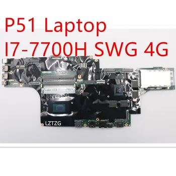 Anakart İçin Lenovo Thinkpad P51 Laptop Anakart I7-7700H SWG 4G 01AV359