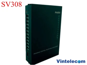 Analog telefon anahtarı PABX / PBX Telefon Sistemi SV308 (3 satır ve 8 uzantıları) - sıcak satış