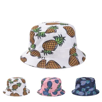 ananas gorras casquette hip hop erkekler balıkçı şapkası emoji kova şapka touca balıkçı pesca güneş şapkaları moda kova kapaklar kemik