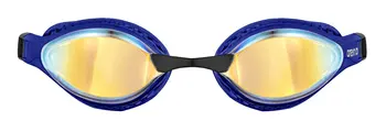 Anti-Sis Yüzmek Gözlük Erkekler ve Kadınlar için, Sarı Bakır / Mavi, Ayna Lens Ferxxo gafas Mavi güneş gözlüğü Polarize güneş gözlüğü döngüsü