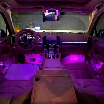 Araba aydınlatma sistemi iç atmosfer ışığı araba iç ortamı LED ışık uygun