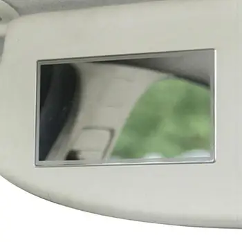 Araba makyaj aynası Araba Paslanmaz Çelik Güneşlik Ayna Taşınabilir Otomatik Güneş gölgeleme Siperliği HD Aynalar Evrensel Araba İç Ayna