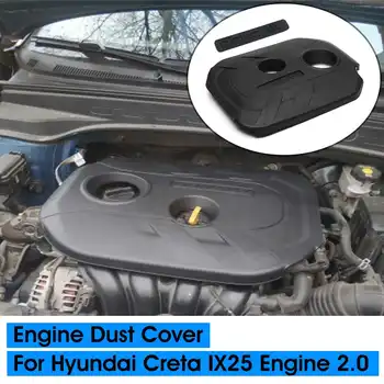 Araba Motoru tozluk 2.0 Alıntı Kapak Dekoratif Kapak Dekorasyon Hyundai Creta için IX25 2015 2016 2017 2018 Hood