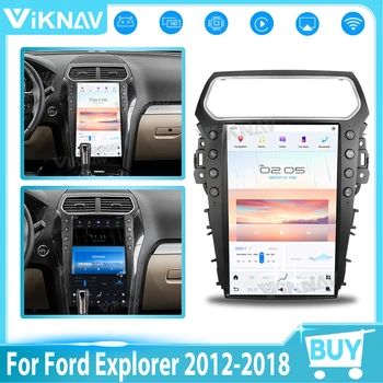 Araba Radyo Ford Explorer 2011-2019 İçin Kablosuz Carplay Multimedya Stereo Android11 kafa ünitesi GPS Navigasyon Oynatıcı