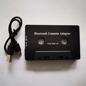 Araba Ses Bluetooth Kaset Adaptörü Ses Dönüştürme MP3 Çalar Adaptörü USB Şarj Edilebilir Kaset AUX adaptör fiş ve Çalıştır