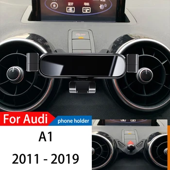 Araba telefon tutucu Audi A1 2010-2019 8XA 8XF GPS Özel Yerçekimi Navigasyon Cep telefon braketi 360 Derece döner stant