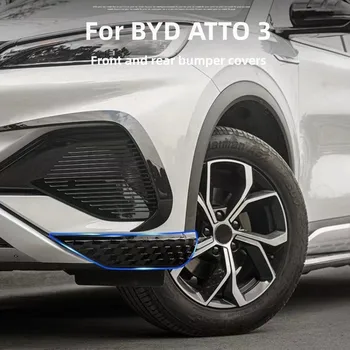 Araba Ön Arka Tampon koruma kapağı Modifiye Araba Ön Dudak Anti Scratch Çıkartmalar BYD ATTO 3 EV 2022