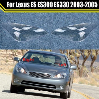 Araba Ön Far kapağı Lexus ES ES300 ES330 2003 2004 2005 Farlar Şeffaf Abajur lamba ışığı lens camı Kabuk