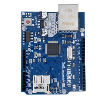 Arduino Ana Kartı İçin Ethernet Kalkanı W5100 2009 ATMega 328 1280 MEGA2560