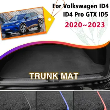 Arka gövde Mat Volkswagen ID4 Pro ID5 Vw ID 4 GTX 2020~2023 Boot Kargo Liner Tepsi Bagaj zemin halısı Ped Aksesuarları