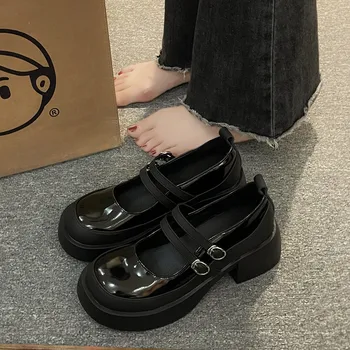 Ayakkabı Yuvarlak Ayak Takunya Platformu kadın Topuklu Tüm Maç Zarif Modis Kadın Ayakkabı sneaker Oxfords Yaz Sürüngen Üzerinde H