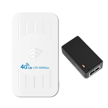 Açık 4G Kablosuz Yönlendirici 300 Mbps Destek POE Güç Kaynağı İle SIM Kart Yuvası (ABD Plug)