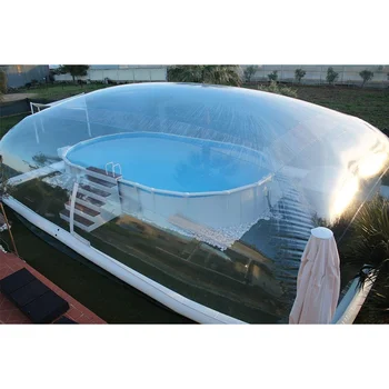 Açık Havuz Şeffaf Çadır Şişme Kubbe Yüzme havuzu örtüsü