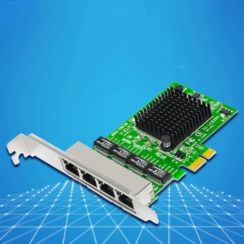 Ağ Kartları Ağ / Ethernet / Lan kartı PCI-E Ağ Kartı Realtek RJ45 Internet Ethernet Gigabit 4 Port Ağ Kartı