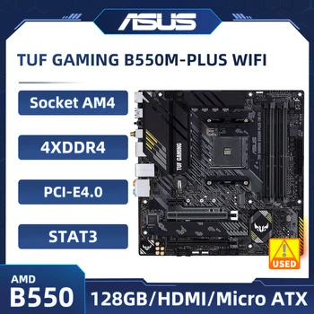 B550 AM4 Anakart ASUS TUF OYUN B550M-PLUS WIFI Anakart Ryzen 5 5600G DDR4 128GB USB3. 2 HDMI PCI-E 4.0 M. 2 Mikro ATX