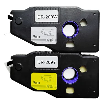 Bant Etiket DR - 206Y 6mm sarı Mürekkep yazıcı şeridi Çıkartmalar C-280T kablo KİMLİĞİ Yazıcı Tel İşaretleyici Elektronik Yazı Makinesi