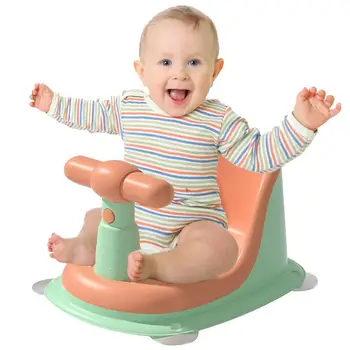 Bebek banyo oturağı Oyuncak Kaymaz Bebekler bebek banyo sandalyesi bebek küveti banyo oturağı Vantuz Ve Arkalık Desteği Oyuncak banyo oturağı