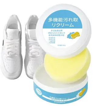 Beyaz Ayakkabı Temizleme Kremi Maddesi Fitoaktif Faktör Kiri Etkili Bir Şekilde Çözer Derin Lif Temizleme Zemini için Diyafram Tasarımı