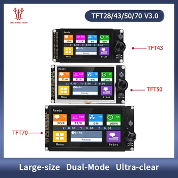 BIGTREETECH TFT43 TFT50 TFT70 TFT28 V3. 0 Dokunmatik Ekran 12864LCD 3D Yazıcı Parçaları TFT35 MKS TFT70 İçin Ender 3/5 SKR V1. 4 MINI E3