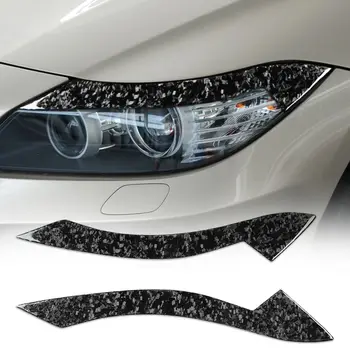 BMW için Z4 E89 Karbon Fiber Ön Far Kaş Göz Kapağı Kapak 2009-15 Dövme