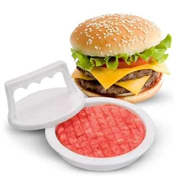 Burger presi Yuvarlak burger presi Dolu burger presi Et Izgara Patty Izgara Burger Makinesi Kalıp mutfak gereçleri Et