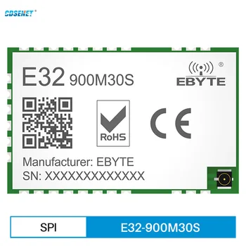 CDSENET SX1276 Çip 868~915MHz Lora Kablosuz Modülü 30dBm 10Km Smd Rf Alıcı verici İçin Ipex Anten E32-900M30S