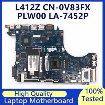 CN-0V83FX 0V83FX V83FX Anakart Dell XPS L412Z Laptop Anakart I5-2430M CPU PLW00 LA-7452P %100 % Tam Test İyi