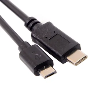 CYDZ CY Geri Dönüşümlü Tasarım USB 3.0 3.1 Tip C Erkek Konnektör mikro USB 2.0 Erkek Veri nokia için kablo N1 Tablet ve Cep Telefonu