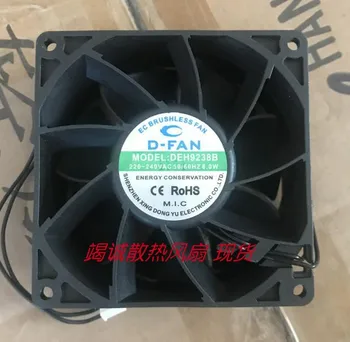 D-FAN DEH9238B AC 220 V 6.0 W 90x90x38mm 2-Wire Sunucu Soğutma Fanı