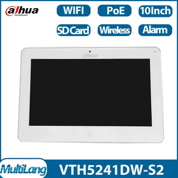 Dahua Orijinal MultiLang VTH5241DW-S2 WiFi Kapalı Monitör Video İnterkom Akıllı Kapı Zili Kapalı Monitör IP Kamera Kablosuz Alarm