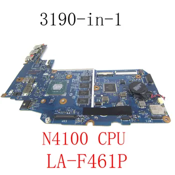 DELL INSPİRON 3190 için 2-in-1 Laptop Anakart CPU N4100 LA-F461P CN-038F0D Dizüstü anakart tam test