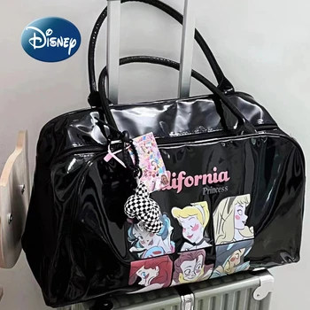 Disney Kar Beyaz 2023 Yeni kadın El Seyahat Çantası Lüks Marka Moda kadın Çanta Büyük Kapasiteli spor çanta Tote Çanta