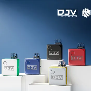 DJV DEX Vape KUTUSU MOD POD KİTİ 2.5 ml Tankı 0.8 Ω / 1.2 Ω 900mah Pil Ayarlanabilir Rgb Renk ve Etkisi Otomatik Algılama Gerilim Vaper Kiti